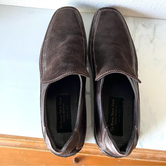 To Boot New York Mens Suede Driving Loafers Size 11 Brown main image 8